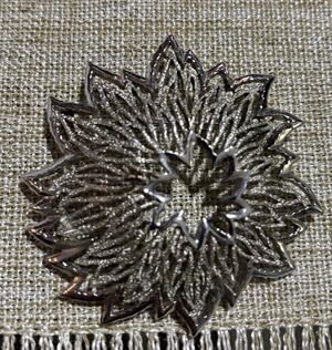 Vintage Trifari Silver-Tone Brooch